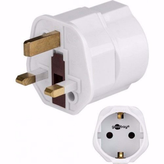 Imagine ADAPTOR 2P+E STD ENGLEZ / STD GERMAN, DUAL, ALB ,13A, 45353