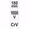 Imagine PATENT UNIVERSAL 180MM , CRV ,VDE, 1000V , YT-21152