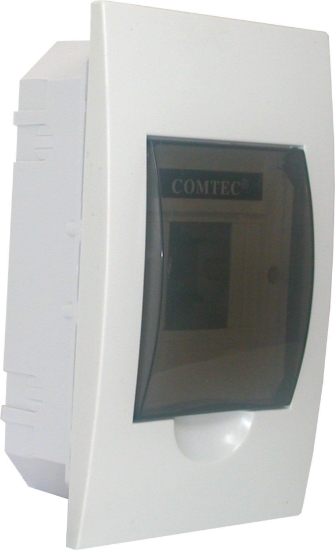 Imagine COFRET INCASTRAT  4MD 1R IP40, MF0015-01614,ALB,USA TRANSPARENTA, 220*135*90MM