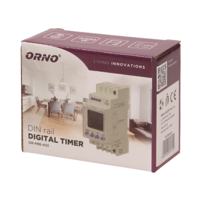 Imagine PROGRAMATOR ORAR 16A 230VCA SAPTAMANAL, 2M, 52 PROGRAME, PE SINA