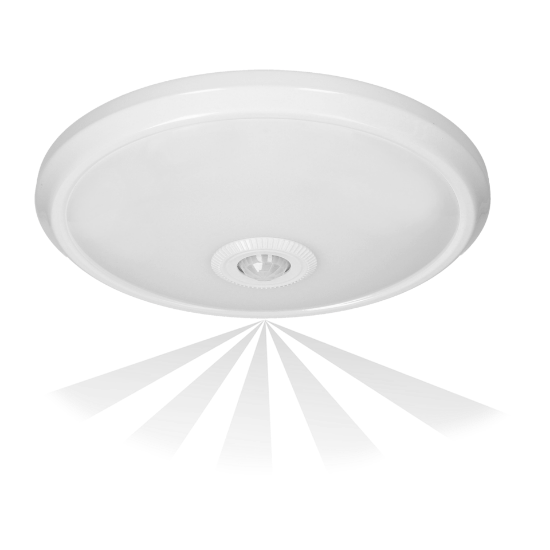 Imagine PLAFONIERAONIERA LED, SENZOR MISCARE PIR ,12W, 4000K/800LM, 360 GRD, IP20 ,POLICARBONAT, AD-PL-349WLPMR4