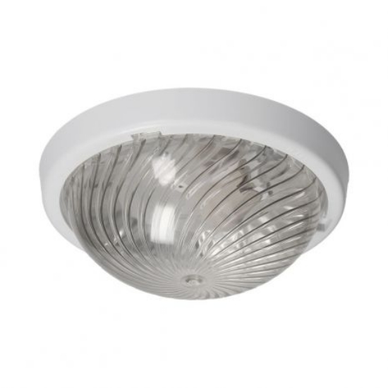 Imagine PLAFONIERAONIERA 1XE27 MAX  75W, IP44, PLASTIC/POLICARBONAT, ALB/TRANSPARENT, A2210-P