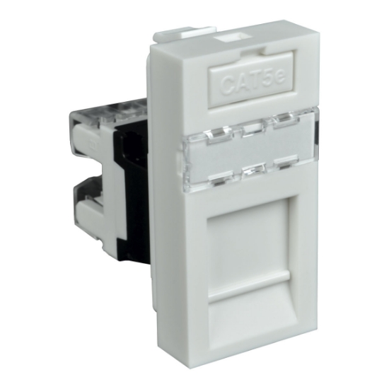 Imagine PRIZA MD 45X22.5 DATE ALBA RJ45 CAT5E UTP QD45X22.5-RJ-45HB