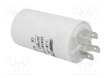 Imagine CONDENSATOR MOTOR, FUNCTIONARE   8.0UF 450VAC  CBB60A-8/450, TERMINAL 6.3MM