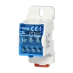 Imagine BLOC DISTRIBUTIE 1P  80A, 7 GAURI ((1*6-16/4*6+2*16))MMP 1000V AC/DC ORNO OR-LZ-