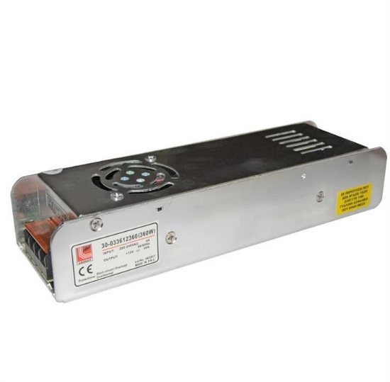 Imagine SURSA ALIMENTARE 360W, 200-240VAC/12VDC, 30.0A, IP20, IL LED, ALUM. 30-033612360