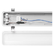 Imagine CORP IL IP65, 1200MM, PENTRU 2-TUB LED T8/ 230VAC, POLICARBONAT GRI, PT TUB EM/, GEN3