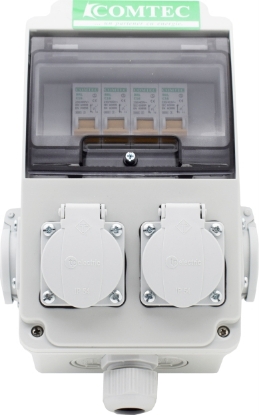 Imagine TABLOU SANTIER ECHIPAT M4*16A  6MD/IP55,  PF0019-05508