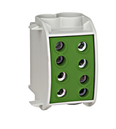 Imagine CLEMA DISTRIBUTIE 1P, (2*70+2*50)MMP/4GAURI, CUPRU, 192A, VERDE-GALBEN