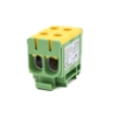 Imagine BLOC DISTRIBUTIE 1P, (2* 50+2*50)MMP/ 4GAURI, CU-AL, 160A, VERDE-GALBEN
