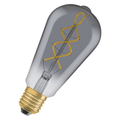 Imagine BEC LED E27 ST, 1800K/140LM 5W, DECORATIV FUMURIU TIP ST64 EDISON