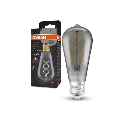 Imagine BEC LED E27 ST, 1800K/140LM 5W, DECORATIV FUMURIU TIP ST64 EDISON