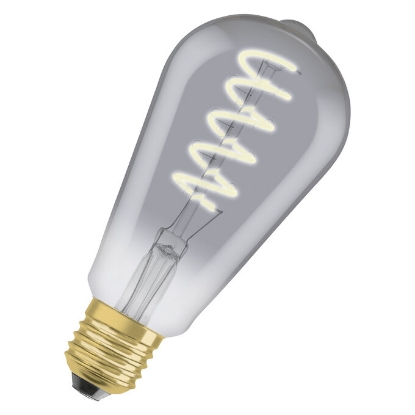 Imagine BEC LED E27 ST, 1800K/140LM 5W, DECORATIV FUMURIU TIP ST64 EDISON