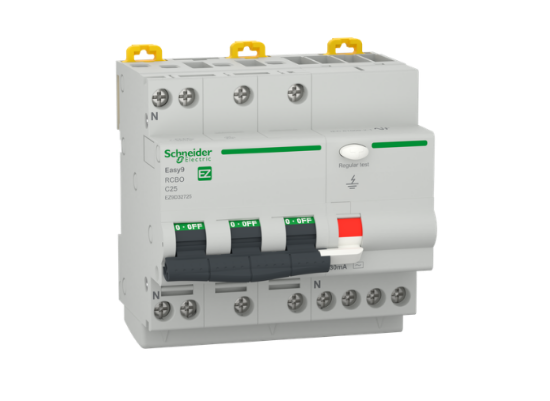 Imagine DIFERENTIAL 5MD,  30MA/TIP AC, 3P+N C 25A, 4.5KA, RCBO, EZ,