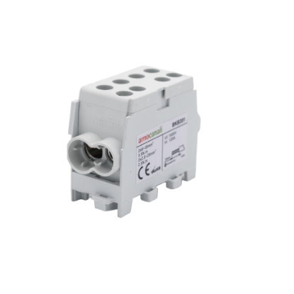 Imagine BLOC DISTRIBUTIE 1P, (2*35+2*25)MMP/4GAURI, CU-AL, 125A, GRI,